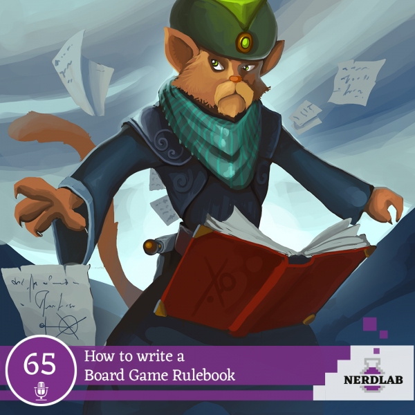 065 How to write a Board Game Rulebook Nerdlab
